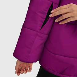 Куртка зимняя женская FIRM бело - пурпурный, цвет: 3D-светло-серый — фото 2