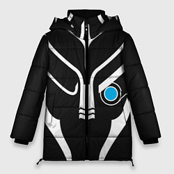 Куртка зимняя женская Mass Effect Garrus Art, цвет: 3D-черный