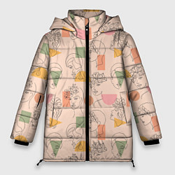 Куртка зимняя женская Женские образы, цвет: 3D-светло-серый