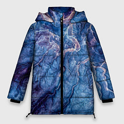 Женская зимняя куртка Мраморный узор
