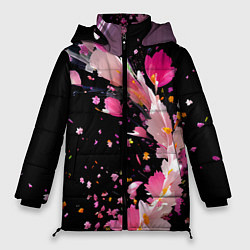 Женская зимняя куртка Вихрь розовых лепестков