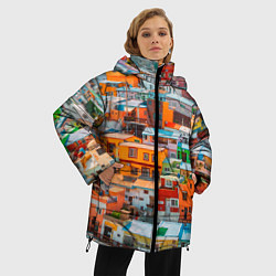 Куртка зимняя женская Красочный Камчхон-дон в городе Пусан, цвет: 3D-светло-серый — фото 2