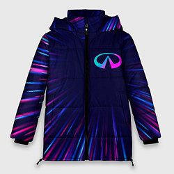 Женская зимняя куртка Infiniti neon speed lines