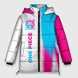 Женская зимняя куртка One Piece neon gradient style: по-вертикали