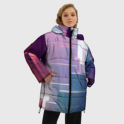 Куртка зимняя женская Платформы, цвет: 3D-светло-серый — фото 2