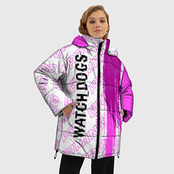 Куртка зимняя женская Watch Dogs pro gaming: по-вертикали, цвет: 3D-черный — фото 2