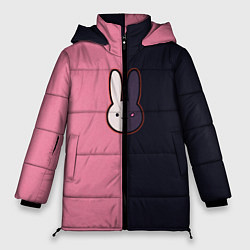 Женская зимняя куртка Ребенок идола - Кролик лого