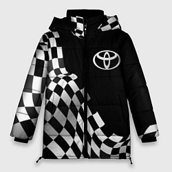 Женская зимняя куртка Toyota racing flag