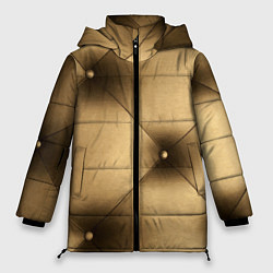 Куртка зимняя женская Текстура обивки, цвет: 3D-светло-серый