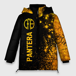 Женская зимняя куртка Pantera - gold gradient: по-вертикали