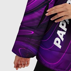 Куртка зимняя женская Papa Roach violet plasma, цвет: 3D-черный — фото 2