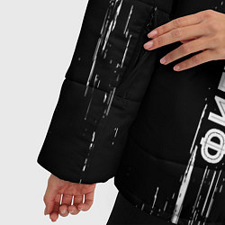 Куртка зимняя женская Фигурист из России и герб РФ: по-вертикали, цвет: 3D-черный — фото 2
