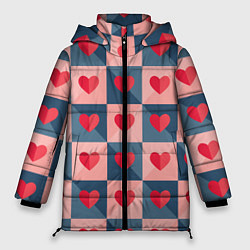 Женская зимняя куртка Pettern hearts