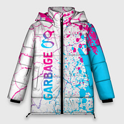 Женская зимняя куртка Garbage neon gradient style: по-вертикали