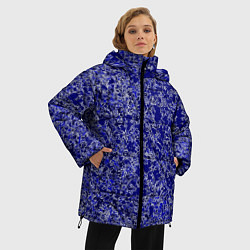 Куртка зимняя женская Синий кислота, цвет: 3D-черный — фото 2