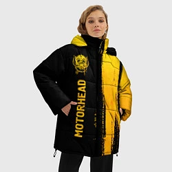 Куртка зимняя женская Motorhead - gold gradient: по-вертикали, цвет: 3D-черный — фото 2