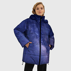 Куртка зимняя женская Космическая ностальгия, цвет: 3D-светло-серый — фото 2