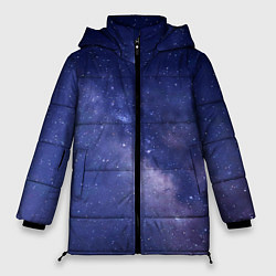 Куртка зимняя женская Космическая ностальгия, цвет: 3D-светло-серый