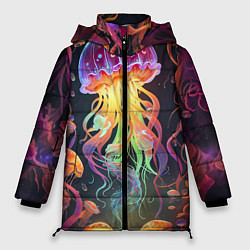 Женская зимняя куртка Фантастическая медуза