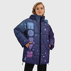 Куртка зимняя женская Все равно, цвет: 3D-черный — фото 2
