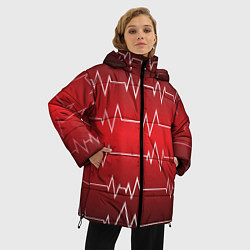 Куртка зимняя женская Pulse, цвет: 3D-красный — фото 2