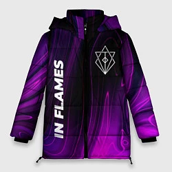 Куртка зимняя женская In Flames violet plasma, цвет: 3D-черный