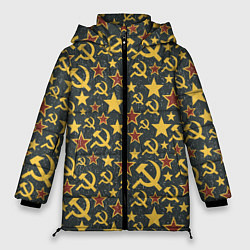 Женская зимняя куртка Серп и Молот - СССР