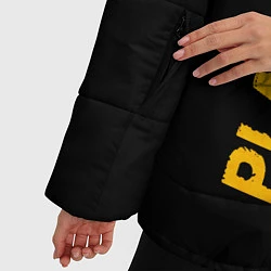 Куртка зимняя женская Placebo - gold gradient: по-вертикали, цвет: 3D-черный — фото 2