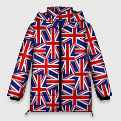 Женская зимняя куртка Флаги Великобритании