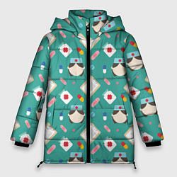 Куртка зимняя женская Nurse style, цвет: 3D-светло-серый