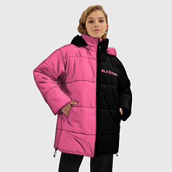 Куртка зимняя женская Blackpink- двойной, цвет: 3D-красный — фото 2