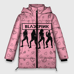 Куртка зимняя женская Blackpink силуэт, цвет: 3D-светло-серый