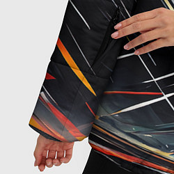 Куртка зимняя женская Безграничные трещины, цвет: 3D-светло-серый — фото 2