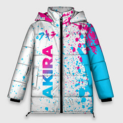 Женская зимняя куртка Akira neon gradient style: по-вертикали