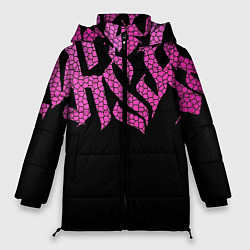 Женская зимняя куртка Граффити буквы