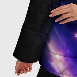 Куртка зимняя женская Космическая женщина, цвет: 3D-красный — фото 2