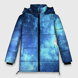 Женская зимняя куртка Яркие звёзды в космосе