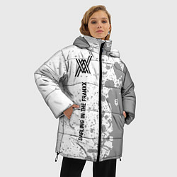 Куртка зимняя женская Darling in the FranXX glitch на светлом фоне: по-в, цвет: 3D-черный — фото 2