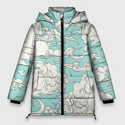 Куртка зимняя женская Fly clouds, цвет: 3D-красный