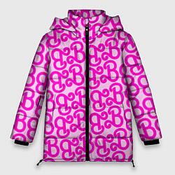 Куртка зимняя женская Логотип Барби - буква B, цвет: 3D-светло-серый
