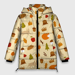 Женская зимняя куртка Паттерн - осень