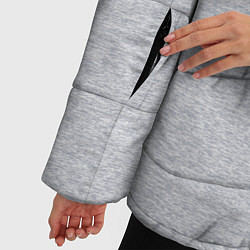 Куртка зимняя женская С пятнами пота, цвет: 3D-черный — фото 2