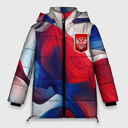 Женская зимняя куртка Красный герб России