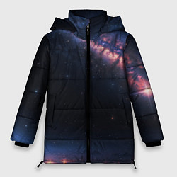 Женская зимняя куртка Млечный путь в звездном небе