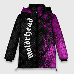 Куртка зимняя женская Motorhead rock legends: по-вертикали, цвет: 3D-черный