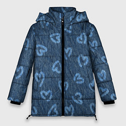 Куртка зимняя женская Hearts on denim, цвет: 3D-светло-серый