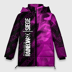Куртка зимняя женская Rainbow Six pro gaming: по-вертикали, цвет: 3D-черный