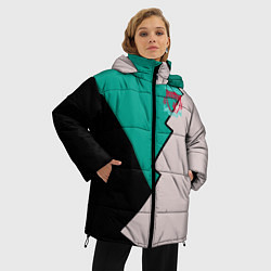 Куртка зимняя женская Выездная форма Ливерпуль, цвет: 3D-светло-серый — фото 2