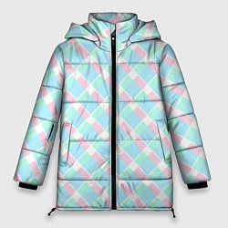 Женская зимняя куртка Клетка из фильма Барби