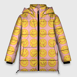Куртка зимняя женская Smiley, цвет: 3D-черный
